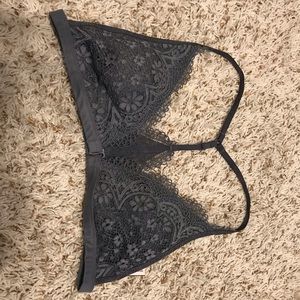 Gray front close bralette by Victoria Secret